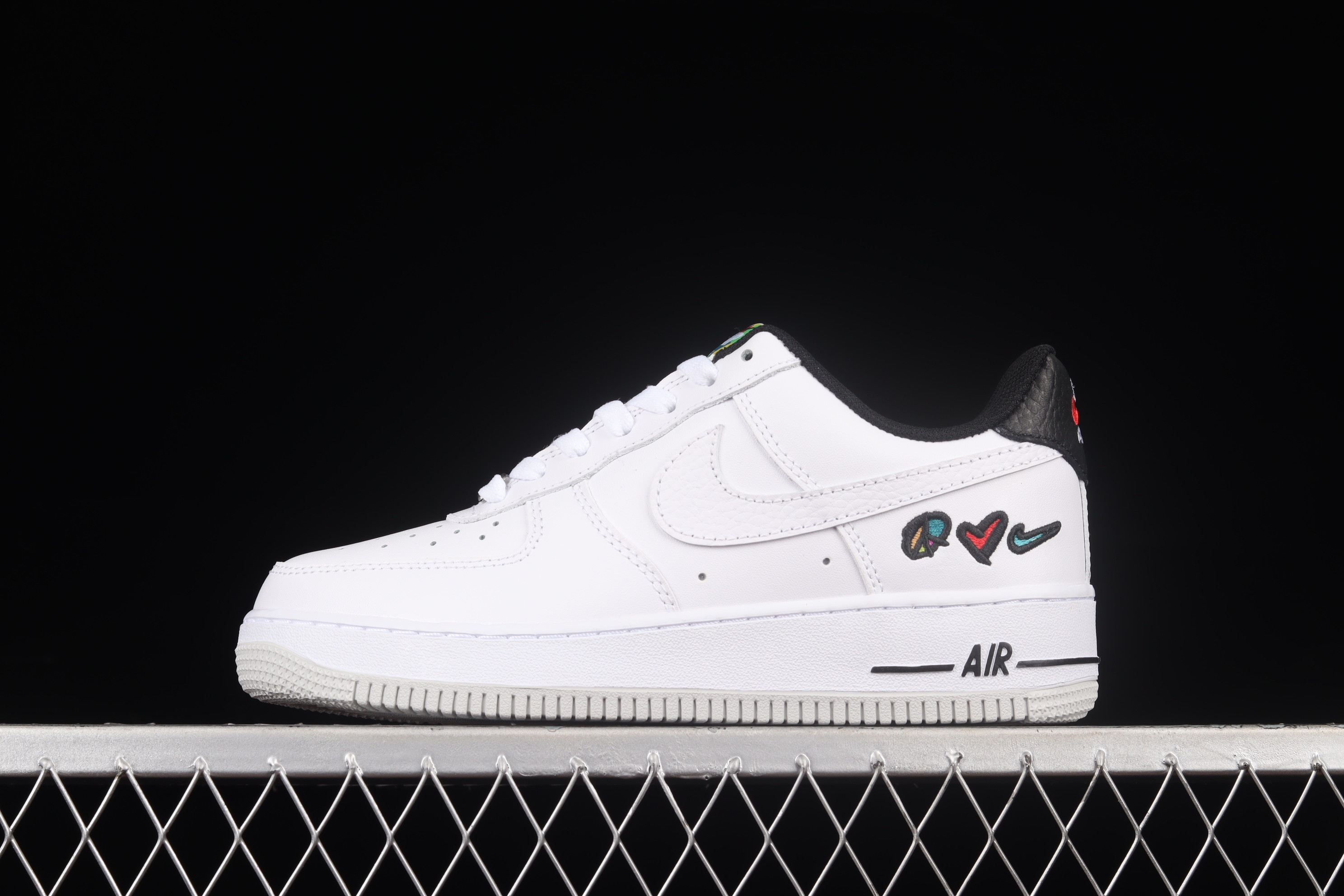 Nike Air Force 1 ’07 Peace Love Swoosh Shoes Sneakers SNK192428298