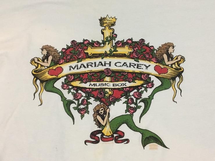 Vintage 90S Mariah Carey Musicbox Single Stitch Concert Shirt