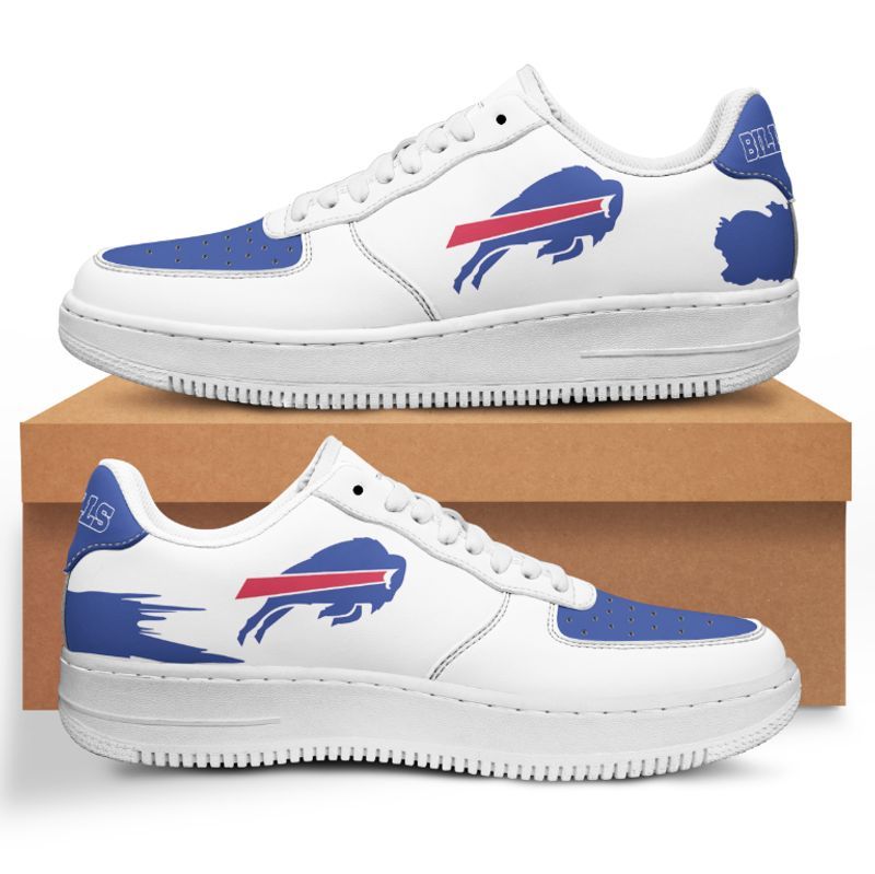 Buffalo Bills Limited Edition White Sole Air Force 1 Sneakers NEW011513