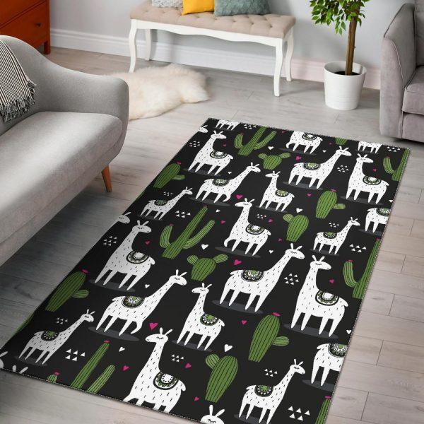 Cactus Llama Pattern Print Home Deco …