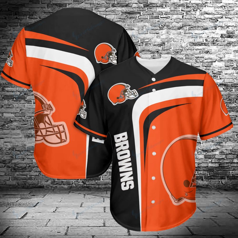 Cleveland Browns Baseball Jersey 434