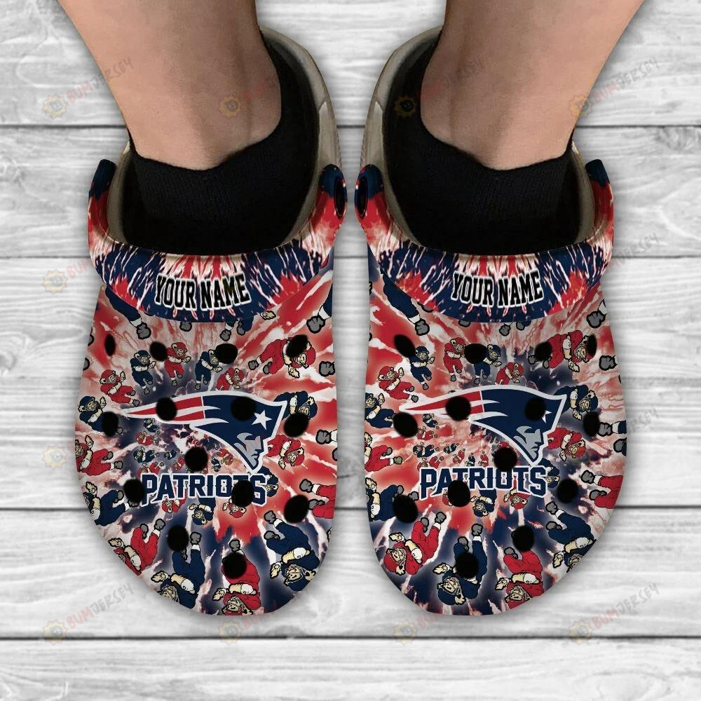 New England Patriots Grateful Dead Custom Personalized Crocs Classic Clogs Shoes – Aop Clog