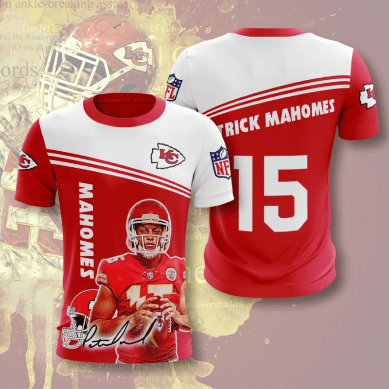 Kansas City Chiefs Patrick Mahomes II All Over Print T Shirt