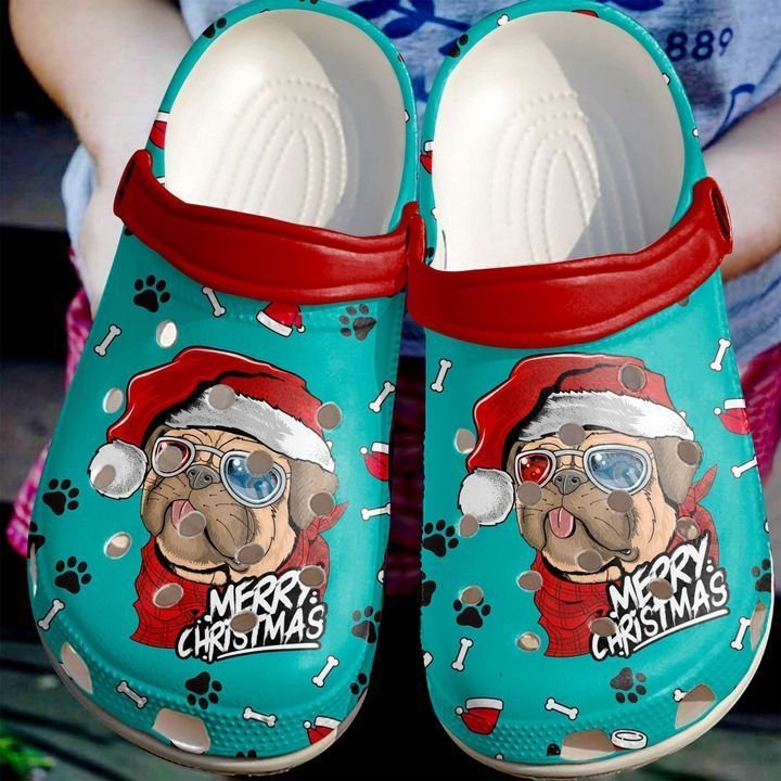 Pug Merry Christmas Sku 1898 Crocs C &hellip;