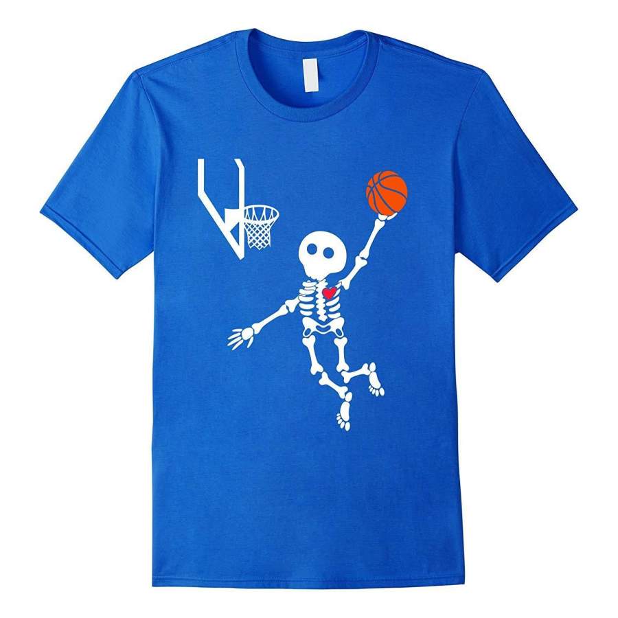 basketball skeleton halloween shirt Chicclosets Fashion