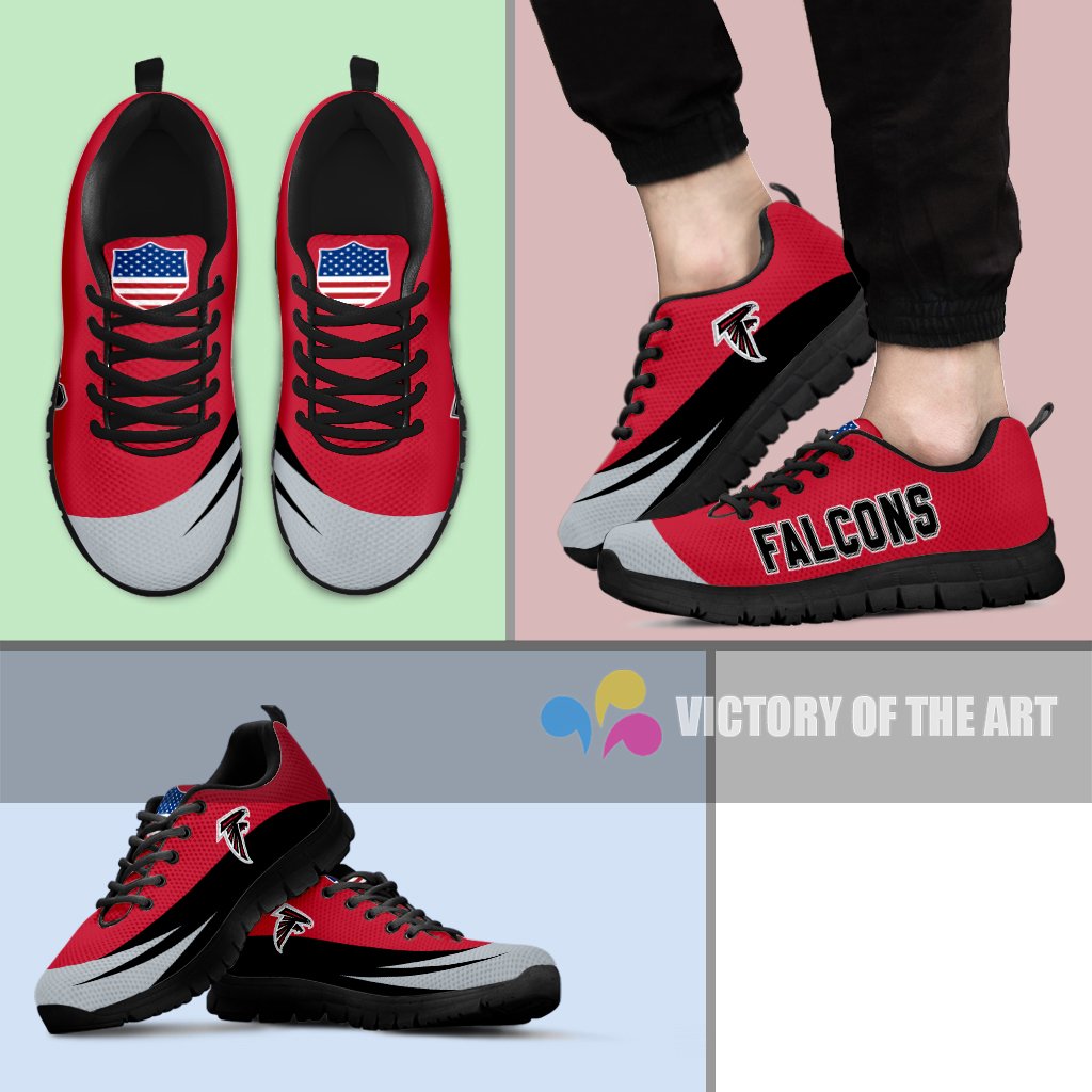 Special Gift Logo Atlanta Falcons Sneakers