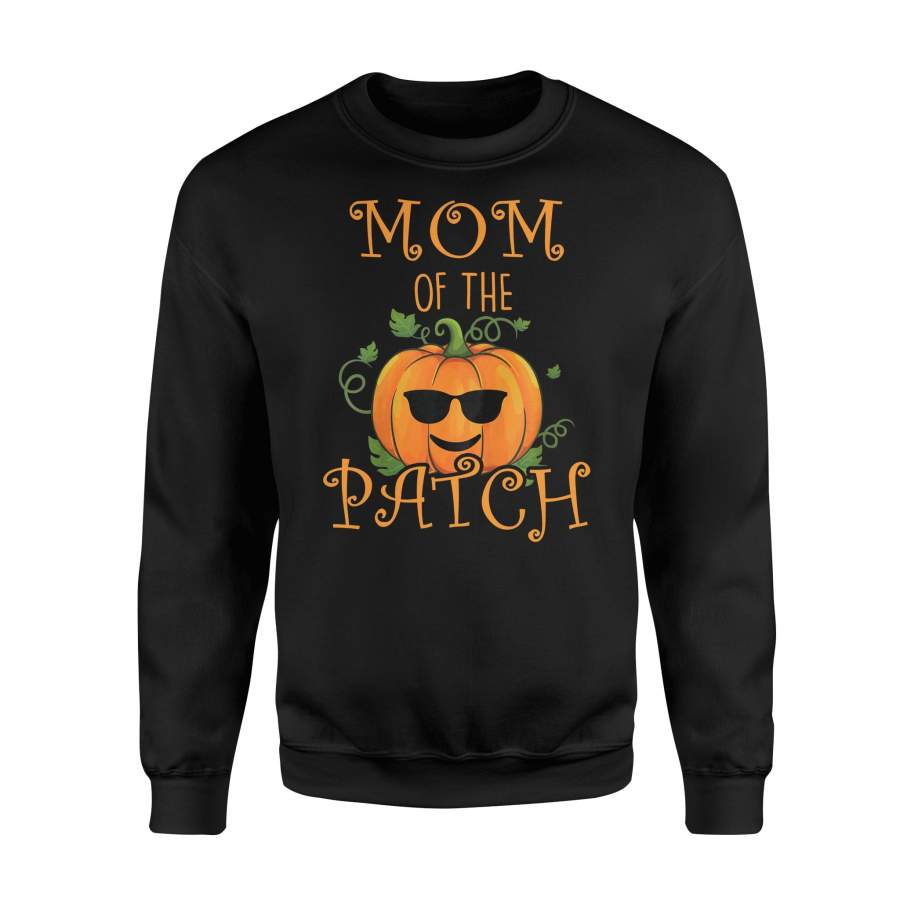 Mom Of The Patch Halloween Pumpkin Halloween Sweatshirt