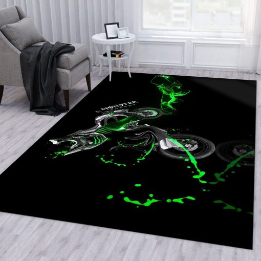 Kawasaki V1 Rug All Over Print Logo Custom Area Rug Carpet Full Sizes Home Living Rug Carpet Decor