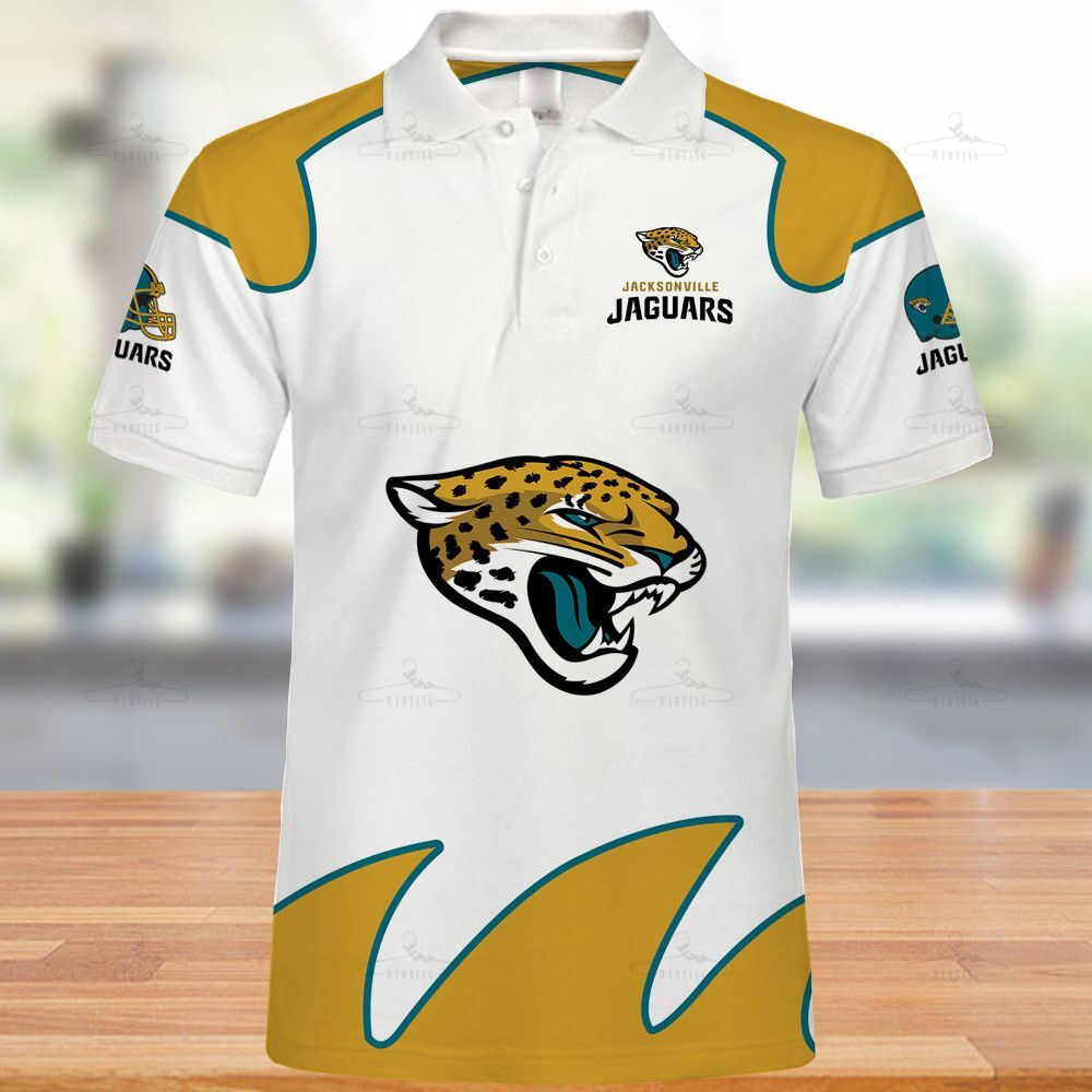 Jacksonville Jaguars Polo Shirts Summer Gift S - Funnymugsandshirts Fashion