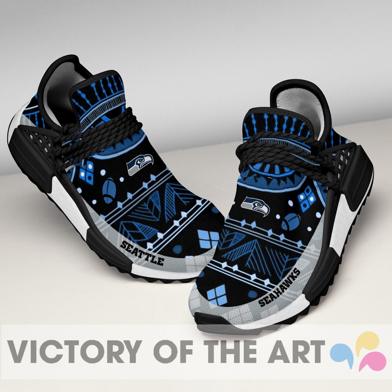 Wonderful Pattern Human Race Seattle Seahawks Shoes For Fans