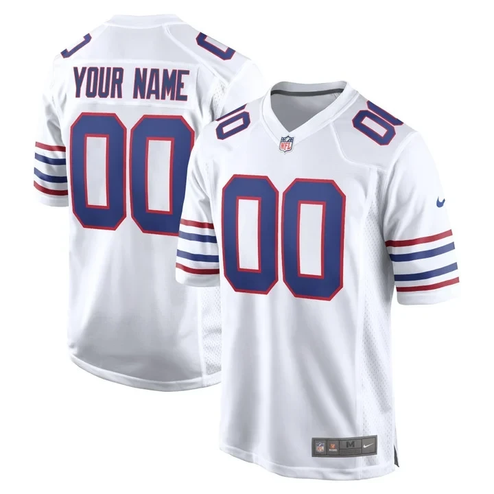 Buffalo Bills Road Game Custom Jersey – All Stitched