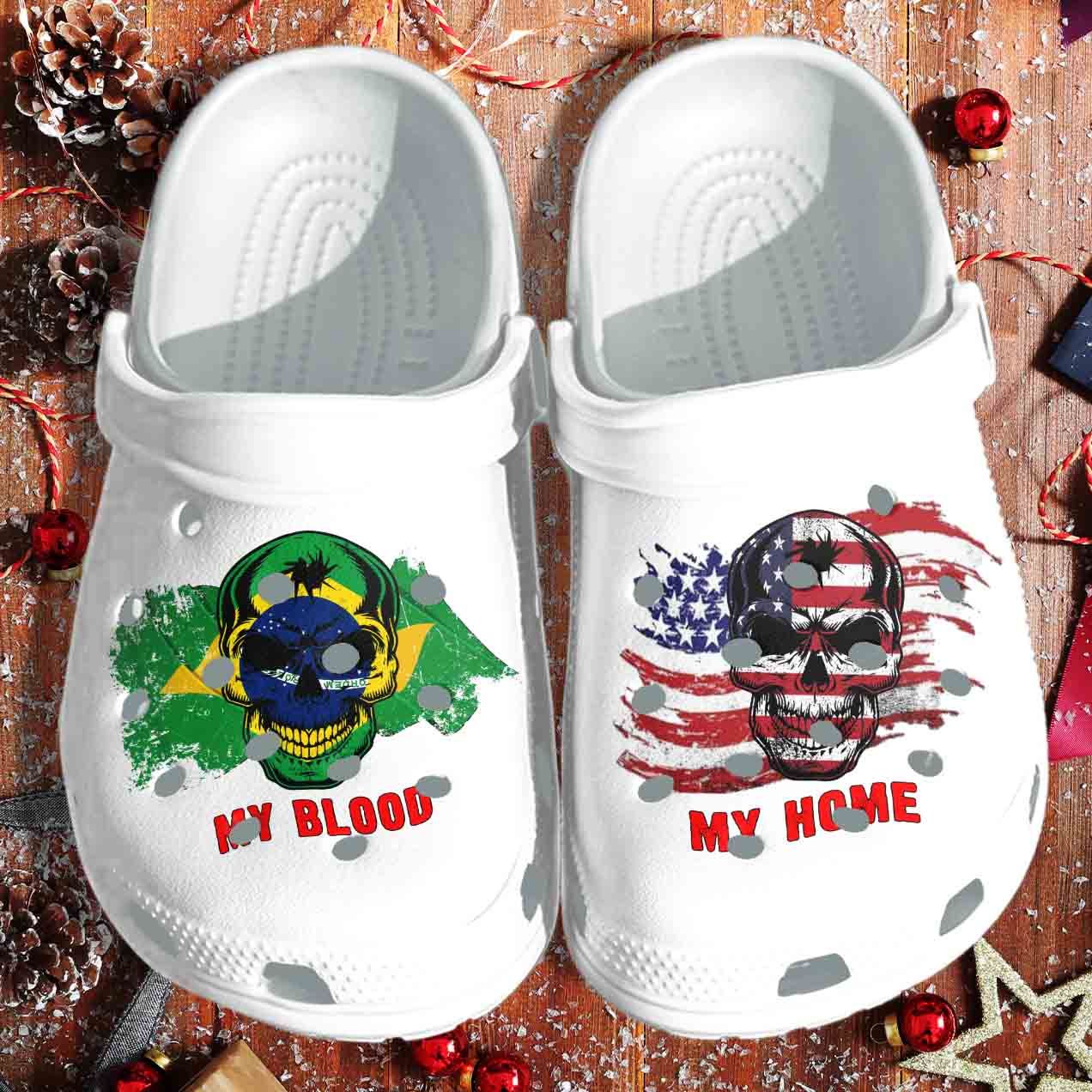 My Blood Brazil My Home Usa Flag Clo &hellip;