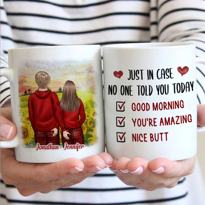 Good Morning You Are Amazing – Gift For Couples, Personalized Mug