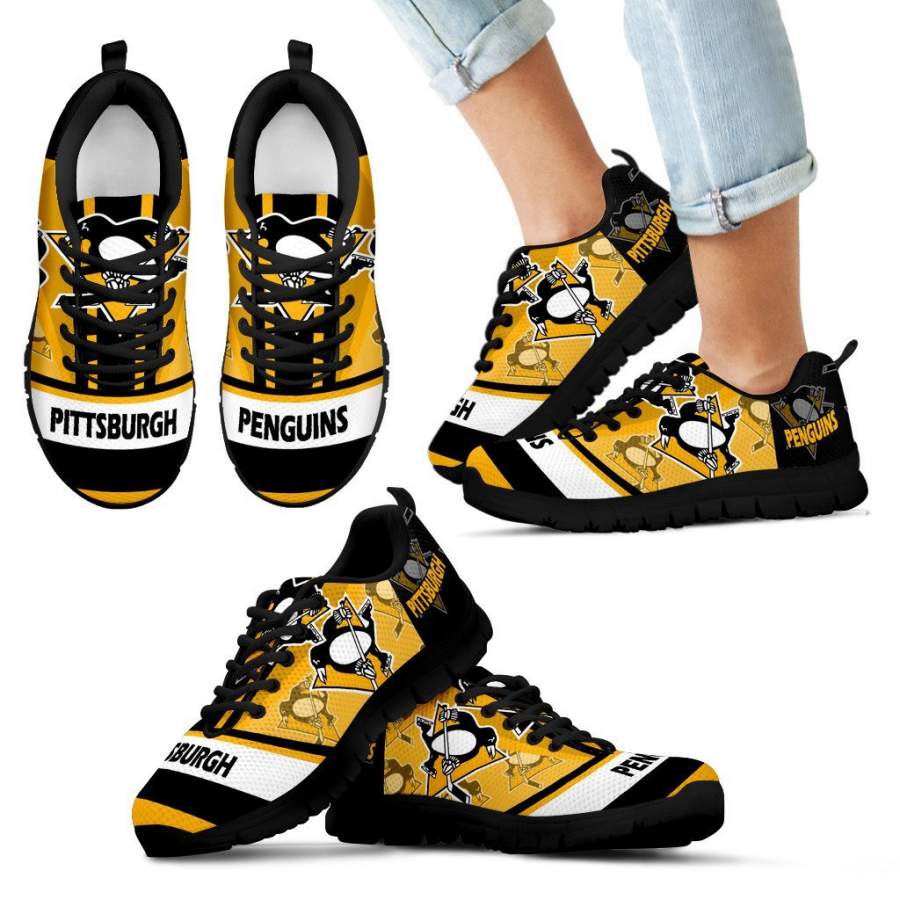 Three Impressing Point Of Logo Pittsburgh Penguins Sneakers