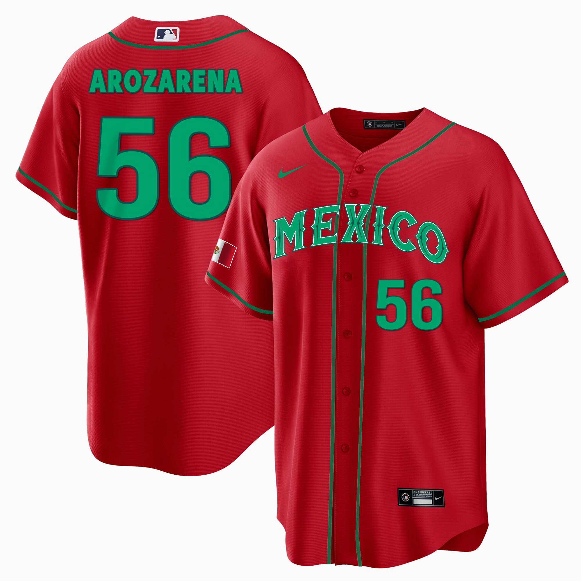 Men’S Mexico 2023 Cool Base Special Jersey – All Stitched