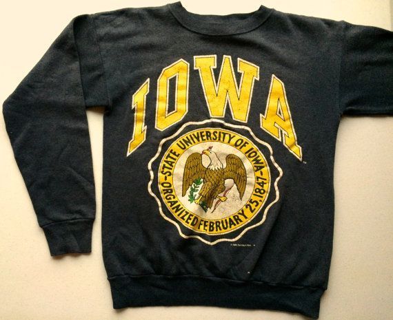 Vintage University Of Iowa Hawkyes By Zoeticensembles shirt