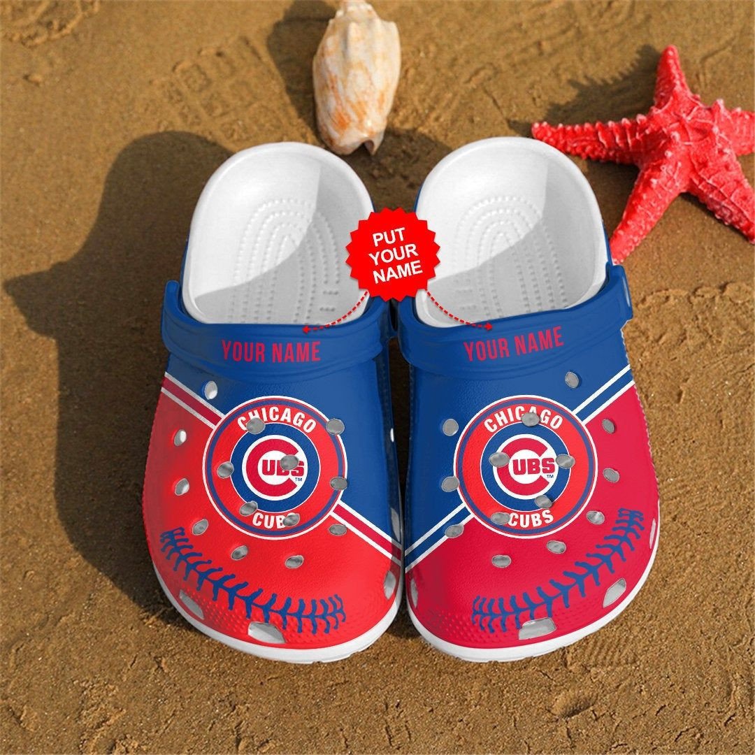 Chicago Cubs Custom Name Crocss Crocband Clog Comfortable Water Shoes