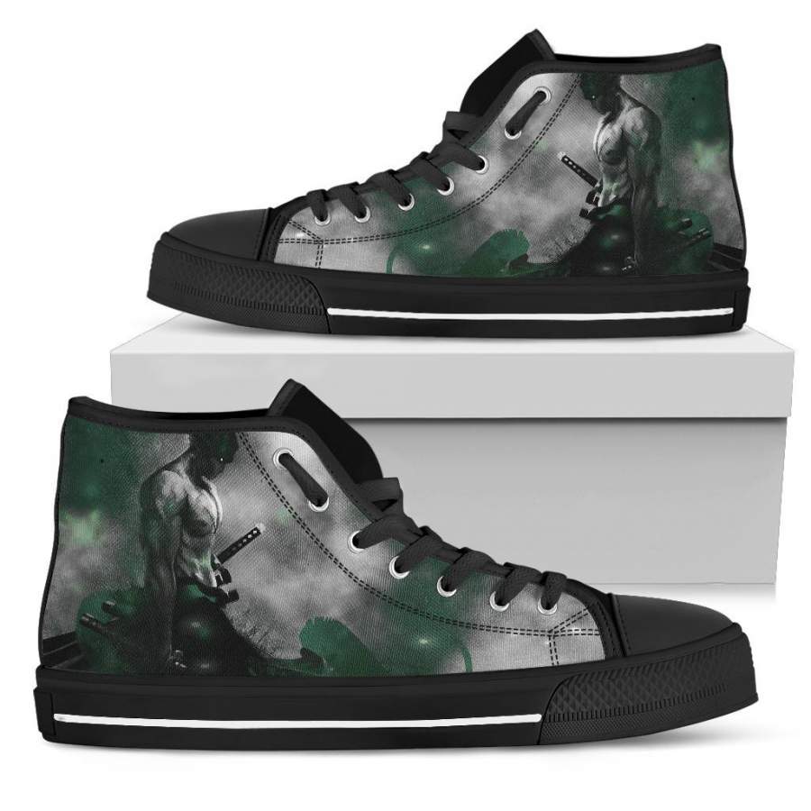 One Piece High Top Sneakers Roronoa Zoro Mystery Pirate H03087