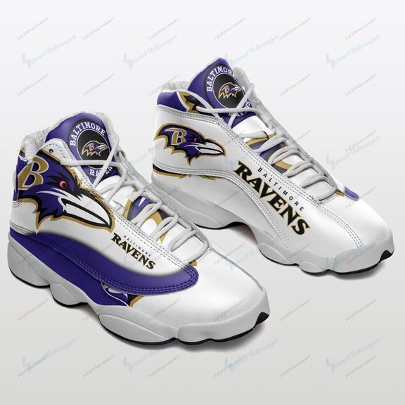 Baltimore Ravens Air JD13 Sneakers 322