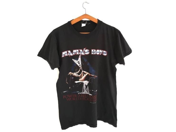 1985 Mama S British Rock Metal Band World Tour 80S Shirt