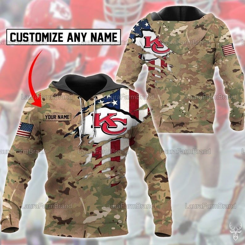 Kansas City Chiefs 68 Gift For Fan Personalized 3D T Shirt Sweater Zip Hoodie Bomber Jacket