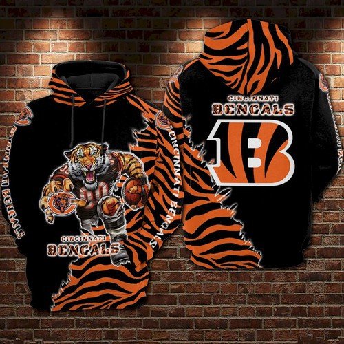 Chicago Bears 33 Unisex 3D Hoodie Gift For Fans