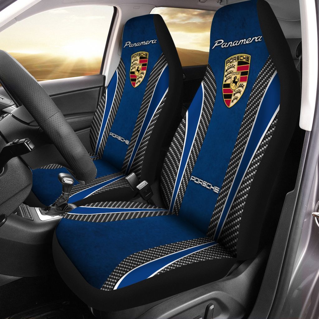 Porsche Panamera Lph Car Seat Cover (Set Of 2) Ver 2 (Blue)