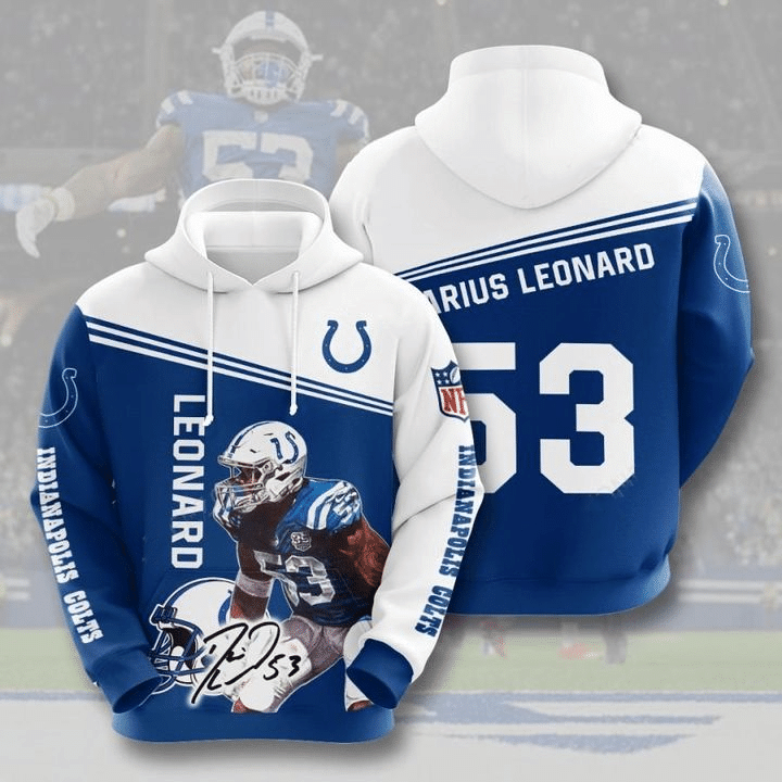 Darius Leonard Indianapolis Colts 59 Unisex 3D Hoodie Gift For Fans