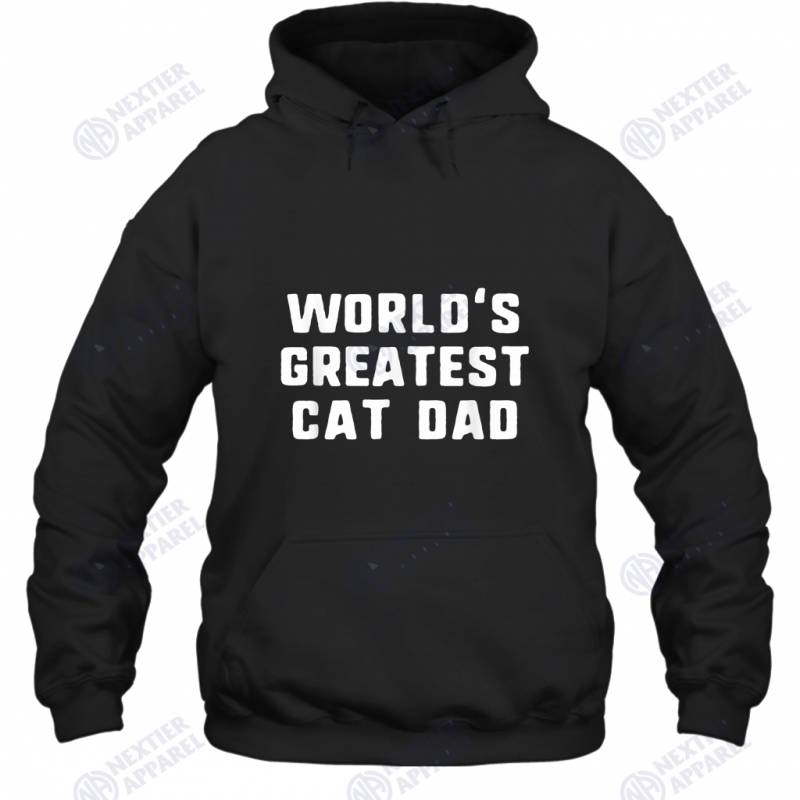 World’s Greatest Cat Dad Funny Gift Christmas Hoodie