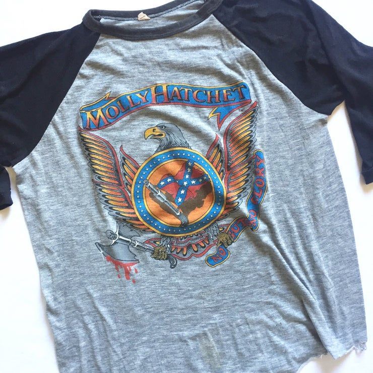 Rare 1983 Molly Hatchet Vintage Tour Concert Band Rock 80S 1980S Shirt