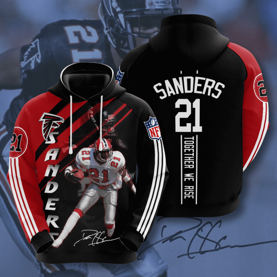 Atlanta Falcons Deion Sanders 54 Unisex 3D Hoodie Gift For Fans