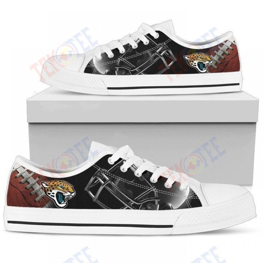 Mens Womens Artistic Scratch Of Jacksonville Jaguars Low Top Shoes Custom Print Footwear Converse Sneakers TMT748