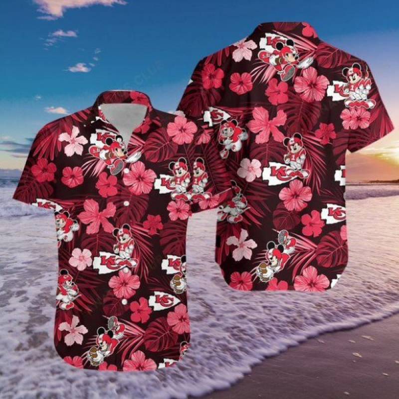 Kansas City Chiefs Flower Hawaii 3D Shirt With Shorts KSCC3D02180620