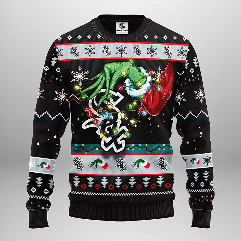 Chicago White Sox Grinch Ugly Christmas Sweater