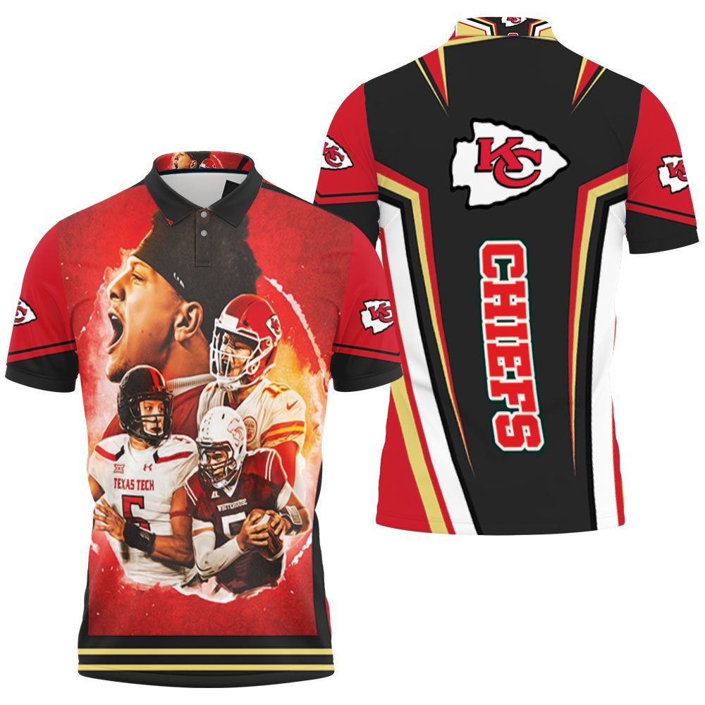 Kansas City Chiefs Player Wears Uniform Afc West Division Champions 2021 Polo Shirt