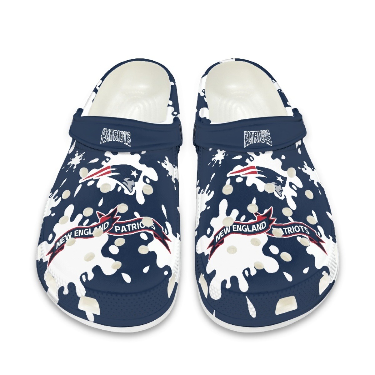 New England Patriots Crocs Shoes Cute Style#4 Shoes For Fans