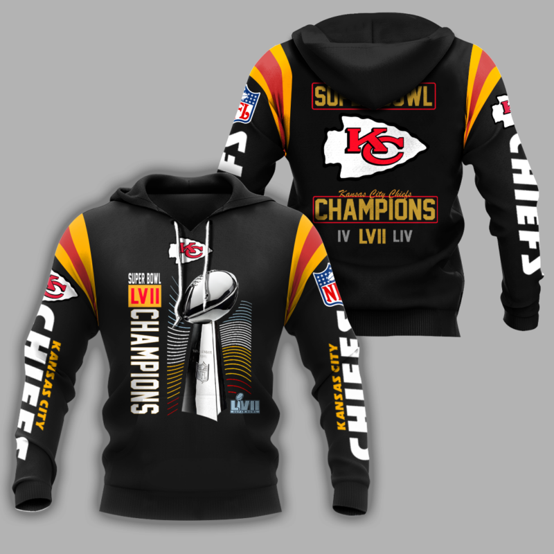 Kansas City Chiefs Champions Super Bowl Lvii Hoodie