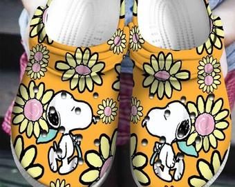 Snoopy Crocs 3D Shoes Snoopy Flower  &hellip;
