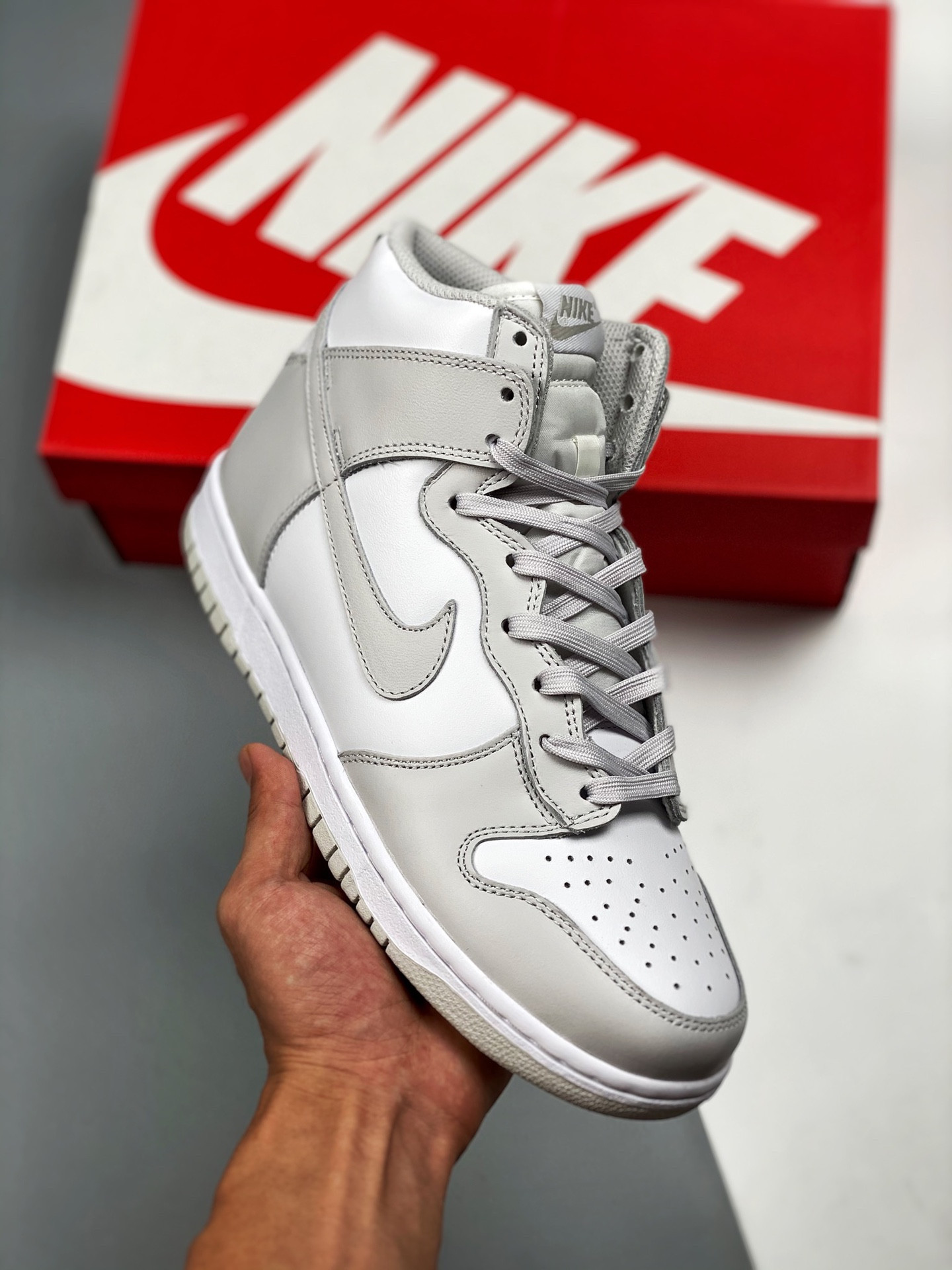 Nike Dunk High WhiteVast Grey DD1399-100 5339477