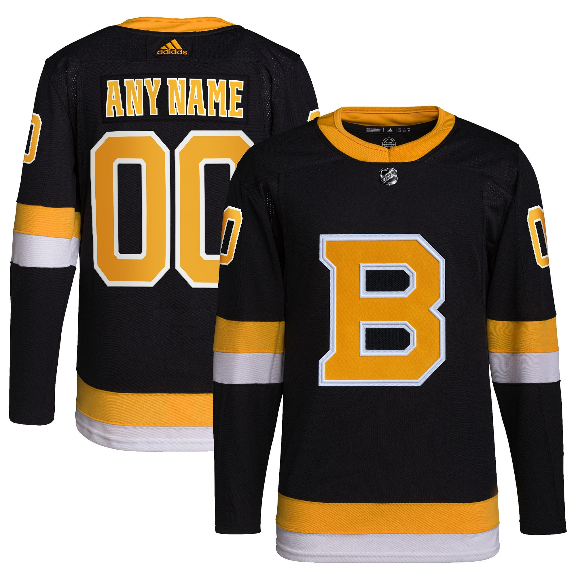 Boston Bruins Alternate Primegreen Custom Jersey – All Stitched