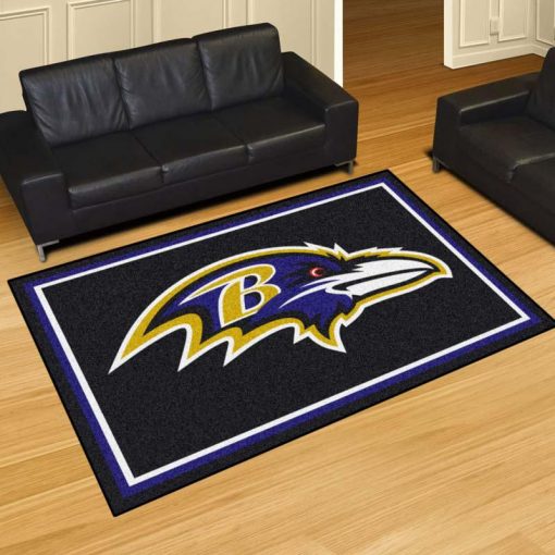 Baltimore Ravens Logo Custom Area Rug Carpet Full Sizes Home Living Rugs Carpet Decor