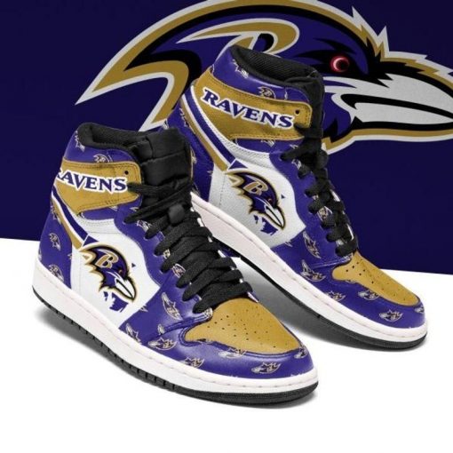 Baltimore Ravens Rugby Air Sneakers Jordan Sneakers Sport Sneakers