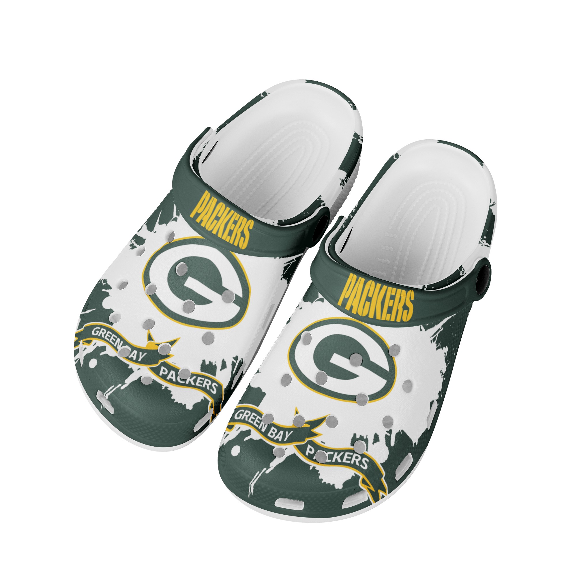 Green Bay Packers Crocs Shoes Cute Style#1 Shoes For Fans