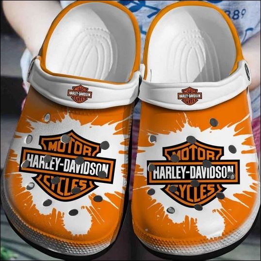 Motorcycles Harley Davidson Adults Crocs Crocband Clog Shoes For Men Women Ht