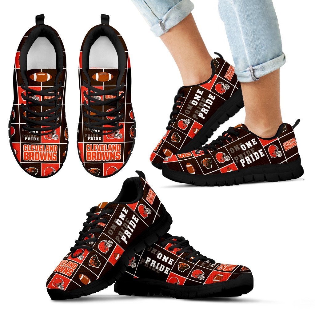 Awesome Pride Flag Cleveland Browns Sneakers