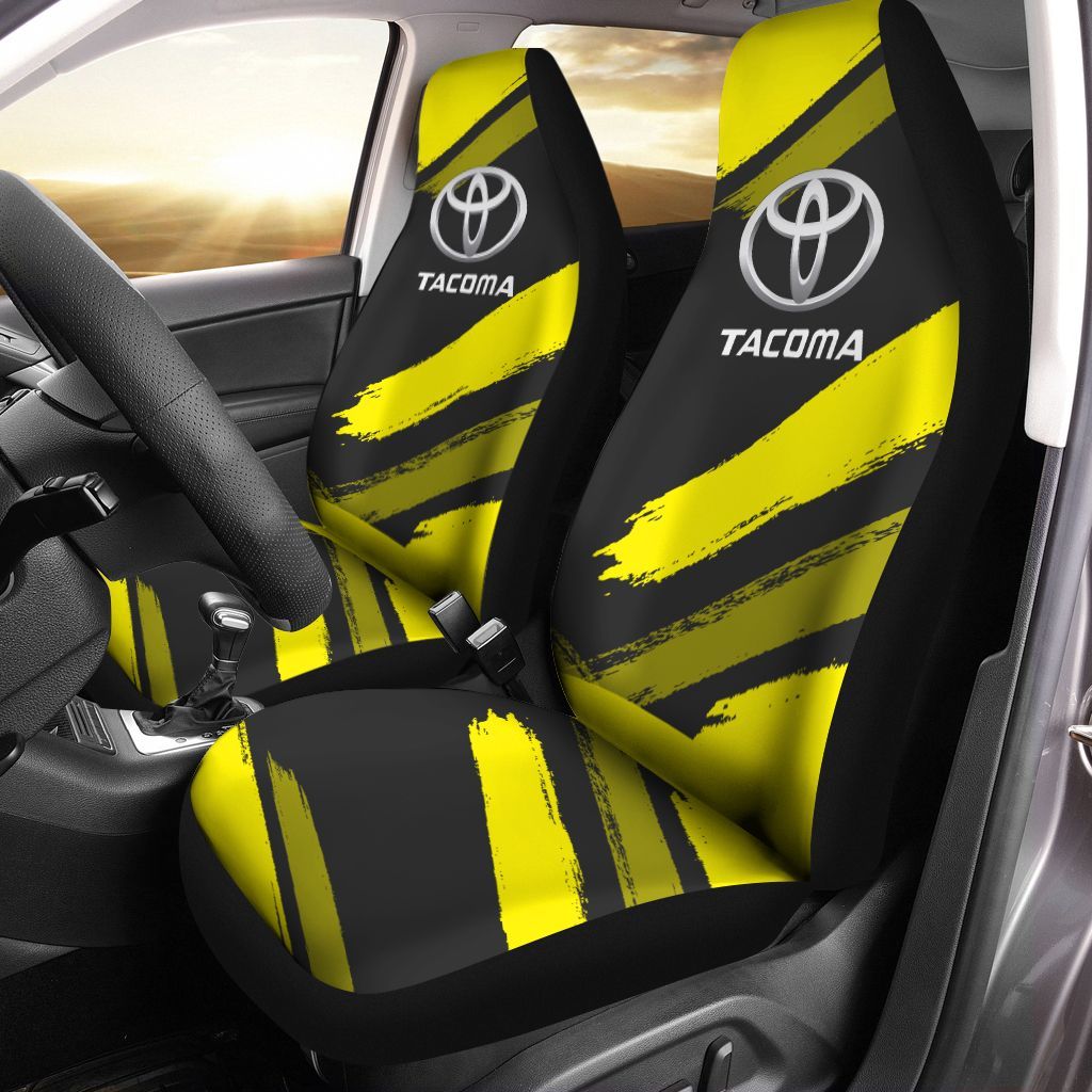 Toyota Tacoma NCT-HL Car Seat Cover (Set of 2) Ver 4 (Yellow)