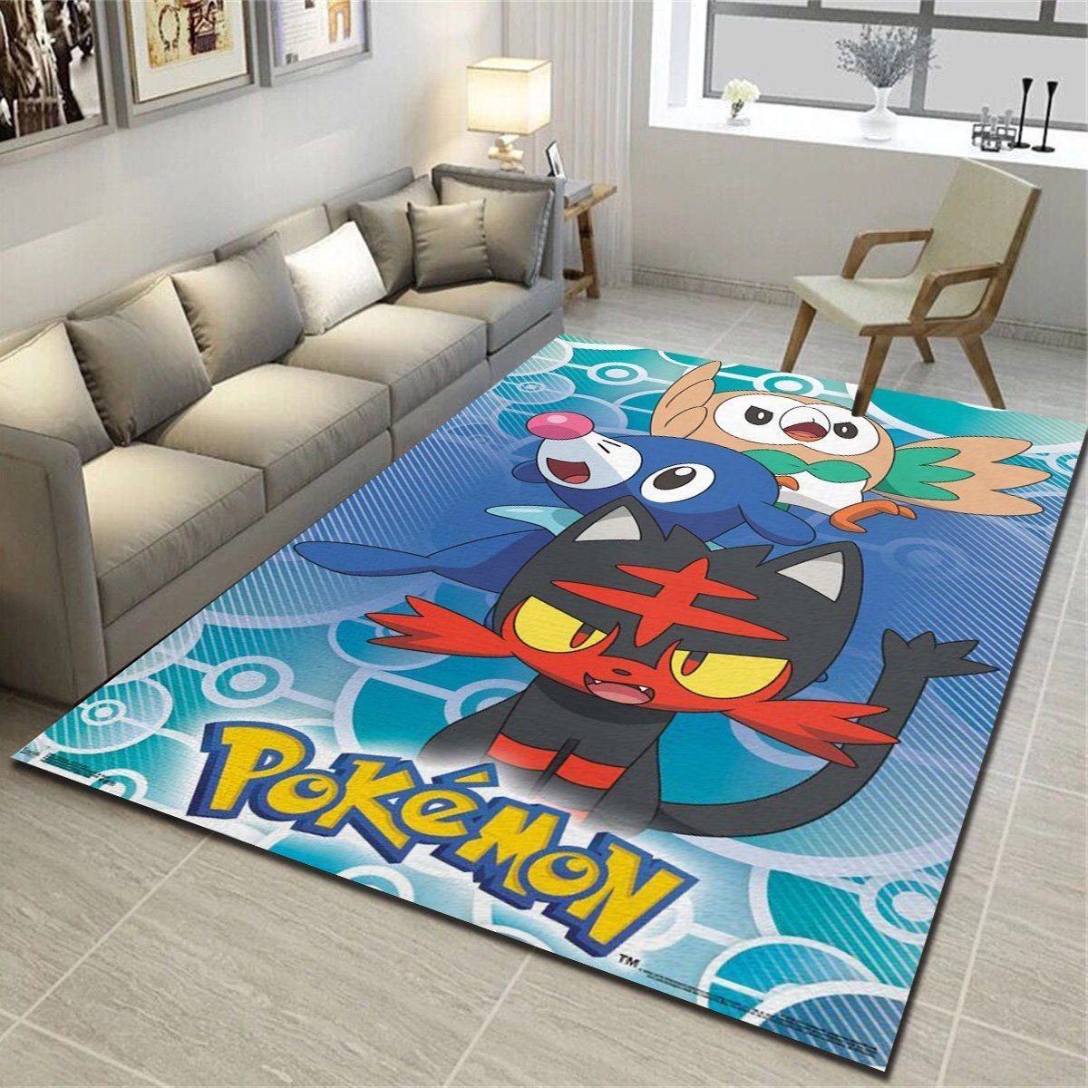 Pok Mon Alola Region Area Rugs, Livi &hellip;