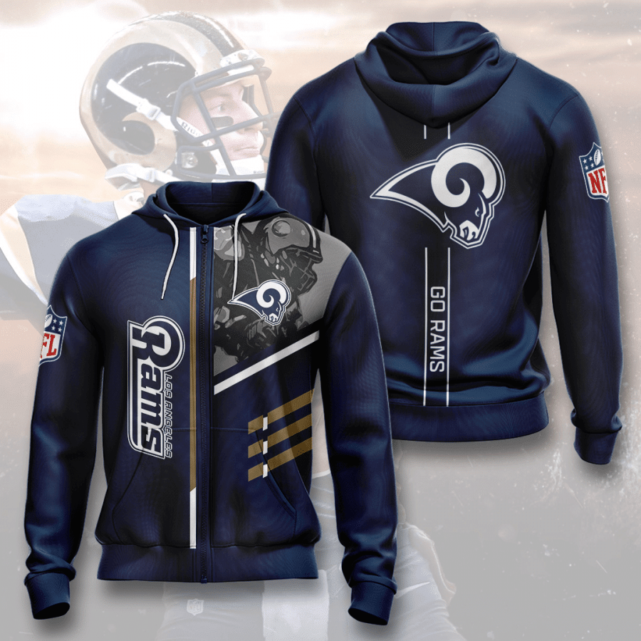 Los Angeles Rams Go Rams Los Angeles Rams 89 Unisex 3D Hoodie Gift For Fans