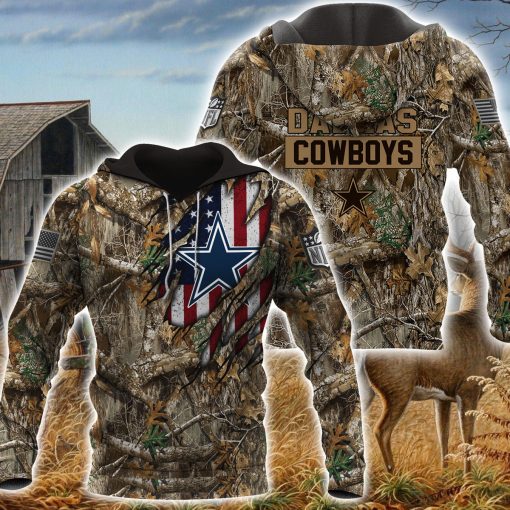 09-Dallas Cowboys– TShirt, Hoodie, Sweatshirt… Realtree Camo