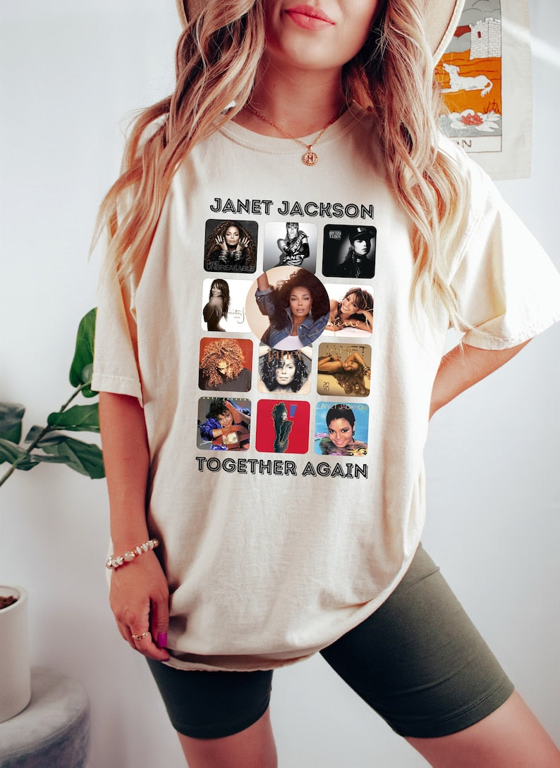 Together Again Tour 2023 Shirt – Janet Jackson Shirt – Pop Queen Tshirt